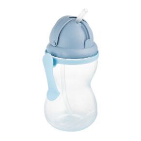 Canpol babies Bidon ze składaną rurką silikonową 370 ml niebieski