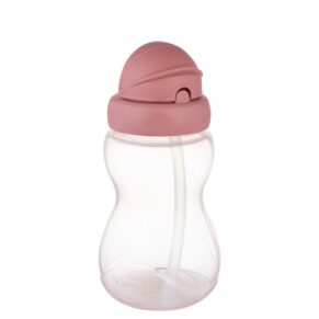 Canpol babies Bidon ze składaną rurką silikonową różowy