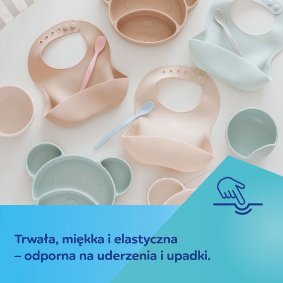 Miseczka silikonowa z przyssawką Canpol babies zielona
