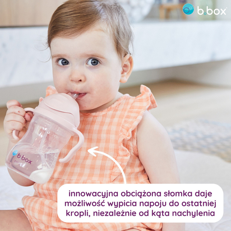 B.box bidon ze słomką 240 ml różne kolory