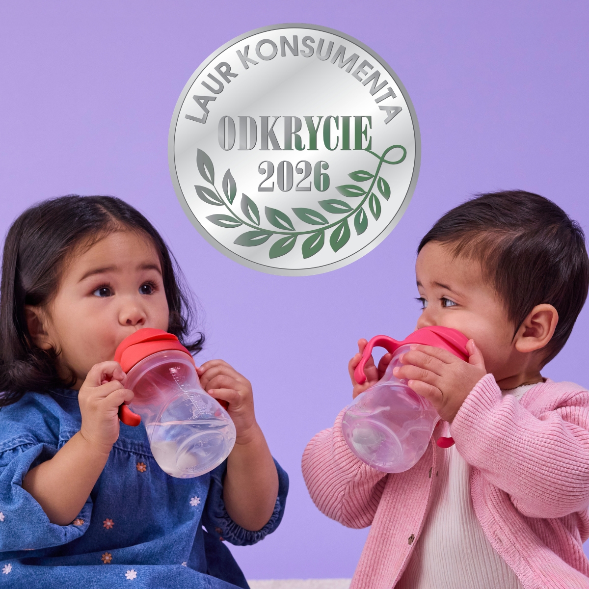 B.box bidon ze słomką 240 ml różne kolory