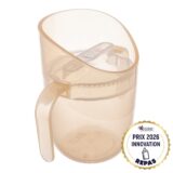 Kubek treningowy LOVI Genius 150 ml Nude