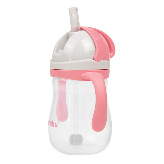Bidon ze słomką z odważnikiem AKUKU 280 ml