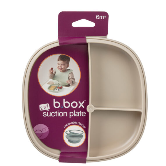 B.box Talerzyk z przyssawką 2w1 - różne kolory