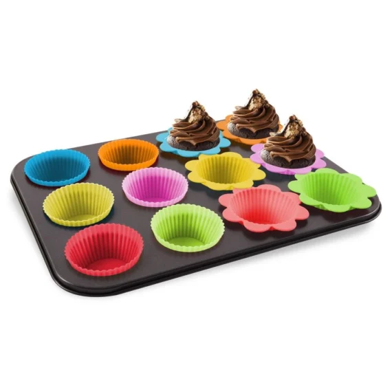 Forma do muffinek z foremkami 12szt