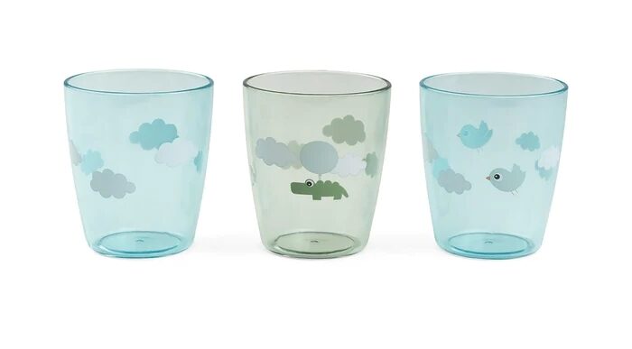 Kubki mini Happy Clouds Green Done By Deer 3 szt.