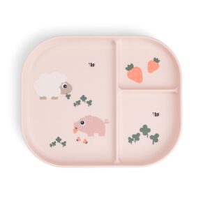 Talerz dzielony Foodie Tiny Farm Powder Done By Deer