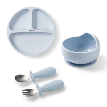 Zestaw do rozszerzania diety Babyono niebieski
