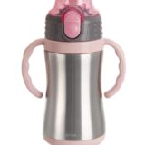 kubek termiczny dla dziecka różowy 300 ml