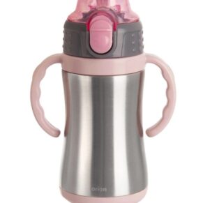 kubek termiczny dla dziecka różowy 300 ml