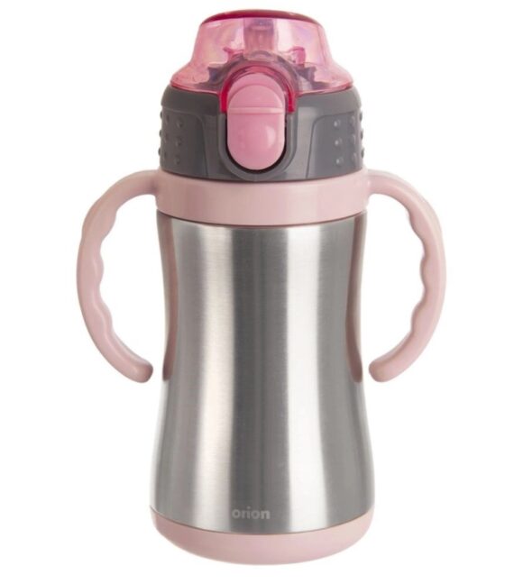 kubek termiczny dla dziecka różowy 300 ml