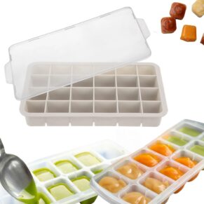 Forma do kostek lodu z pokrywką