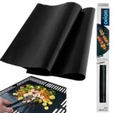 Mata do pieczenia teflonowa czarna 40x33 cm 2 szt.
