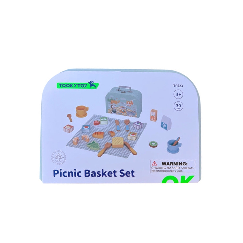 Owoce do krojenia zestaw piknikowy w walizce