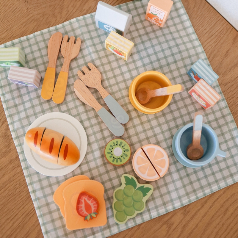 Owoce do krojenia zestaw piknikowy w walizce