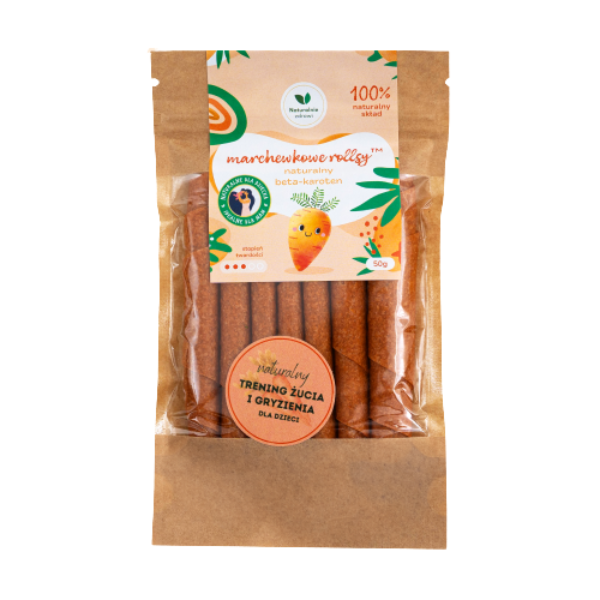 Marchewkowe rollsy Naturalnie Zdrowi