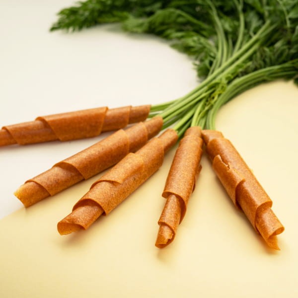 Marchewkowe rollsy™ – przekąska owocowo-warzywna 50 g