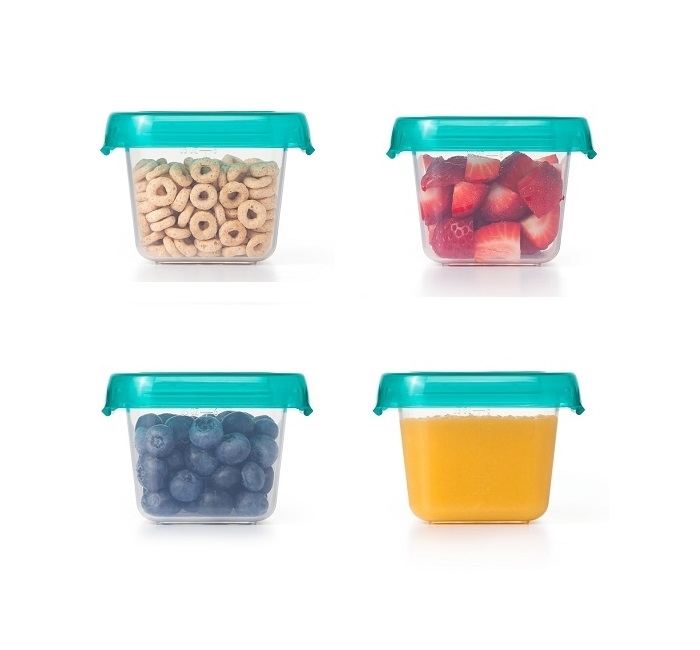 Pojemniki do zamrażania żywności 4 szt. 190 ml zielony OXO