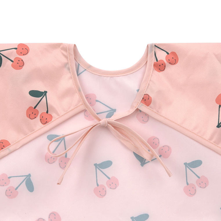 Zestaw śliniaków z długim rękawem 2szt. 6m+ Happy Fruits Cherry Lassig