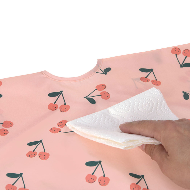 Zestaw śliniaków z długim rękawem 2szt. 6m+ Happy Fruits Cherry Lassig