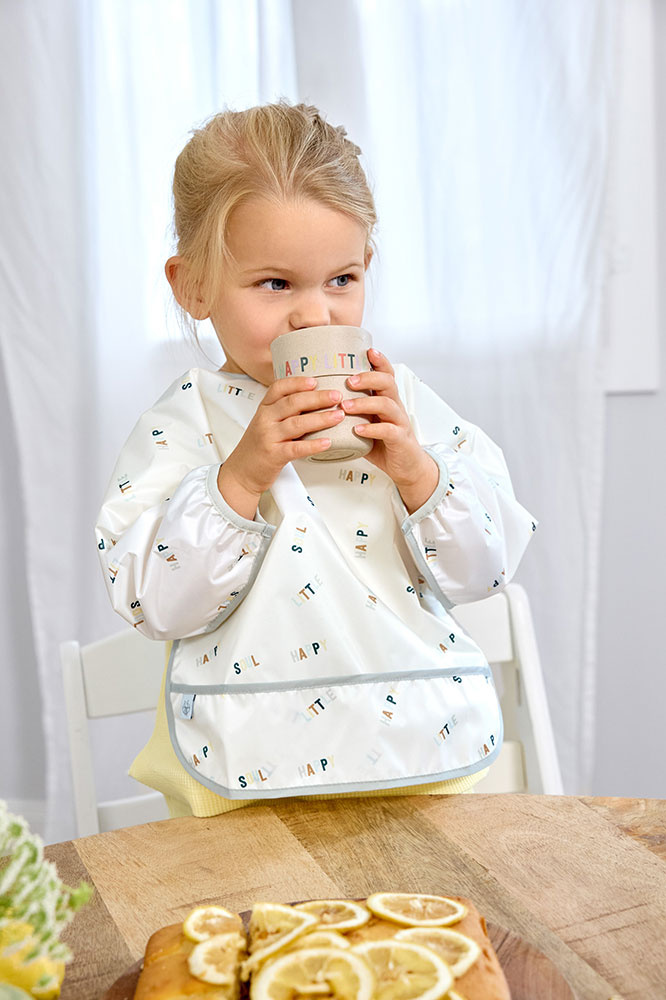 Zestaw śliniaków z długim rękawem 2szt. 6m+ Happy Fruits Lemon Lassig