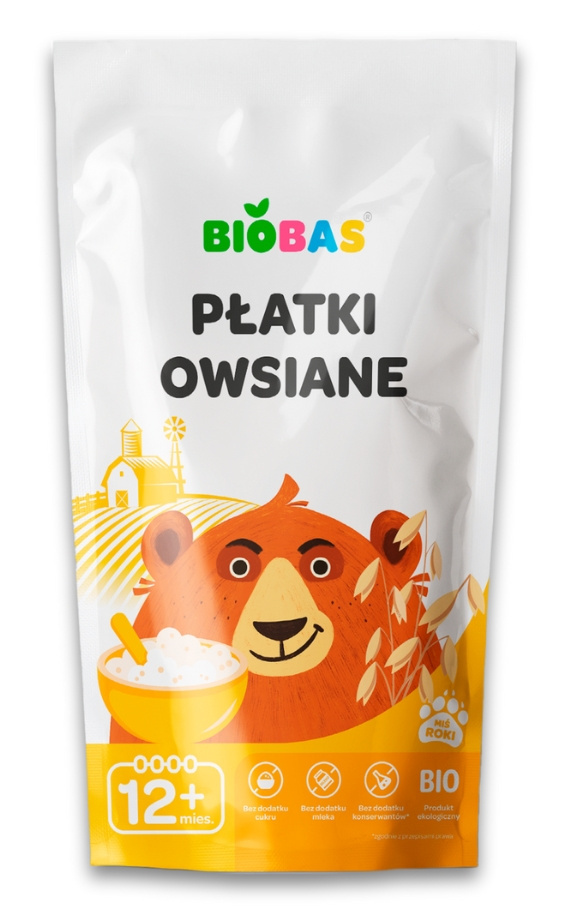 Płatki OWSIANE BIOBAS 200 g