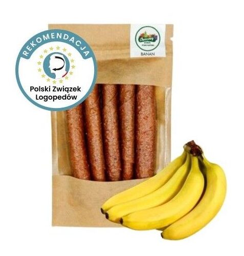 Rollsy owocowe bananowe Naturalnie Zdrowe 50g
