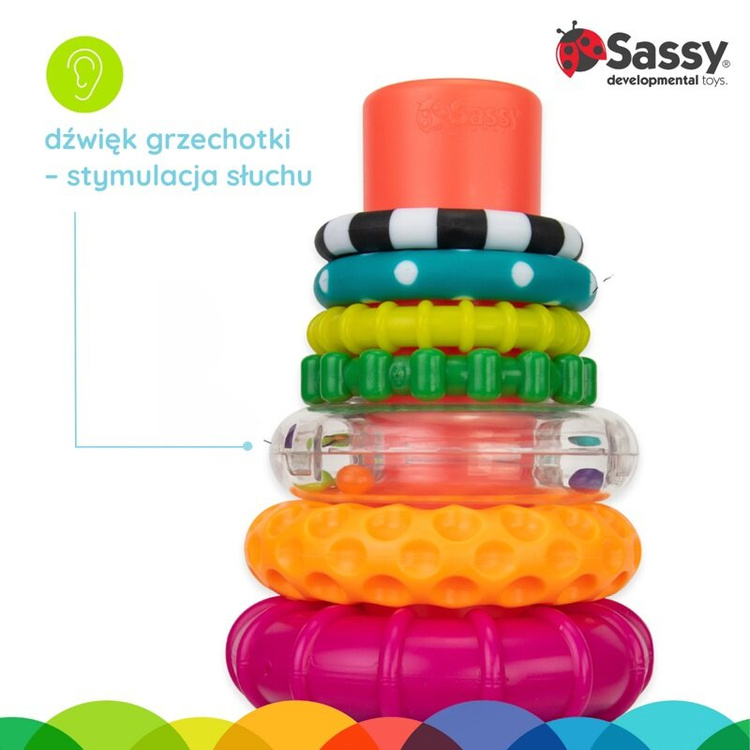 Wieża z krążków, 6 m+, Sassy