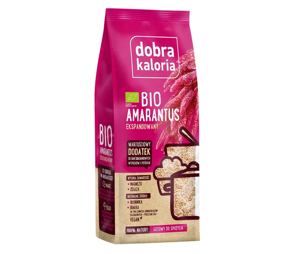 Amarantus ekspandowany BIO bez cukru 120 g
