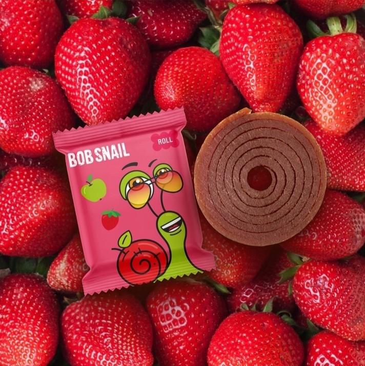 Bob Snail Mix przekąsek (jabłko-truskawka, jabłko-gruszka, jabłko-malina) 42 szt.