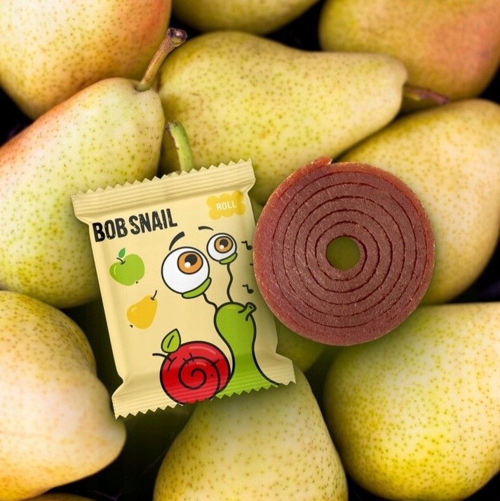 Bob Snail Mix przekąsek (jabłko-truskawka, jabłko-gruszka, jabłko-malina) 42 szt.