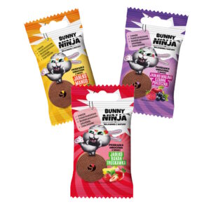 Bunny Ninja FRUIT ROLLS przekąska owocowa 3 szt.