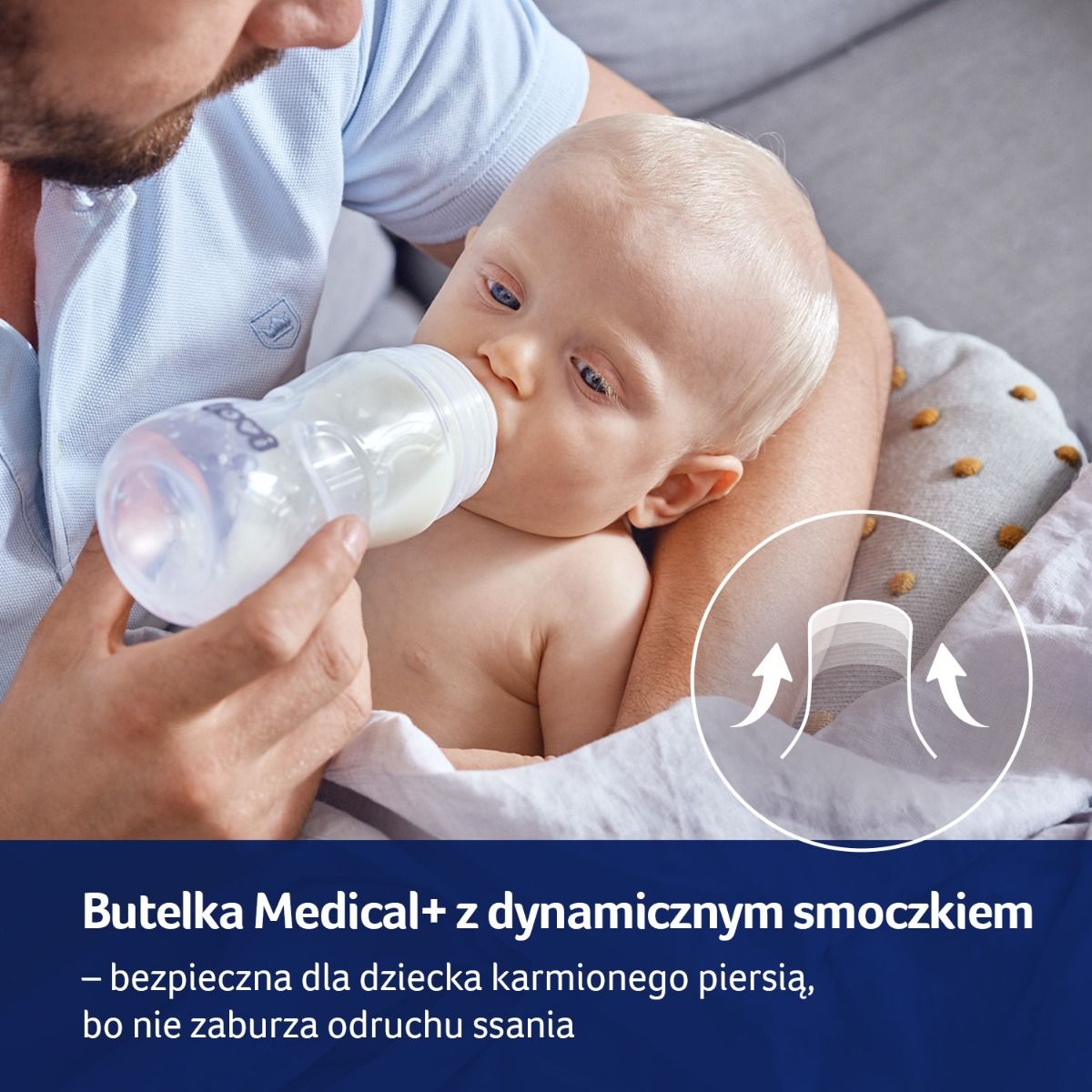 Butelka LOVI Medical+ 150 ml