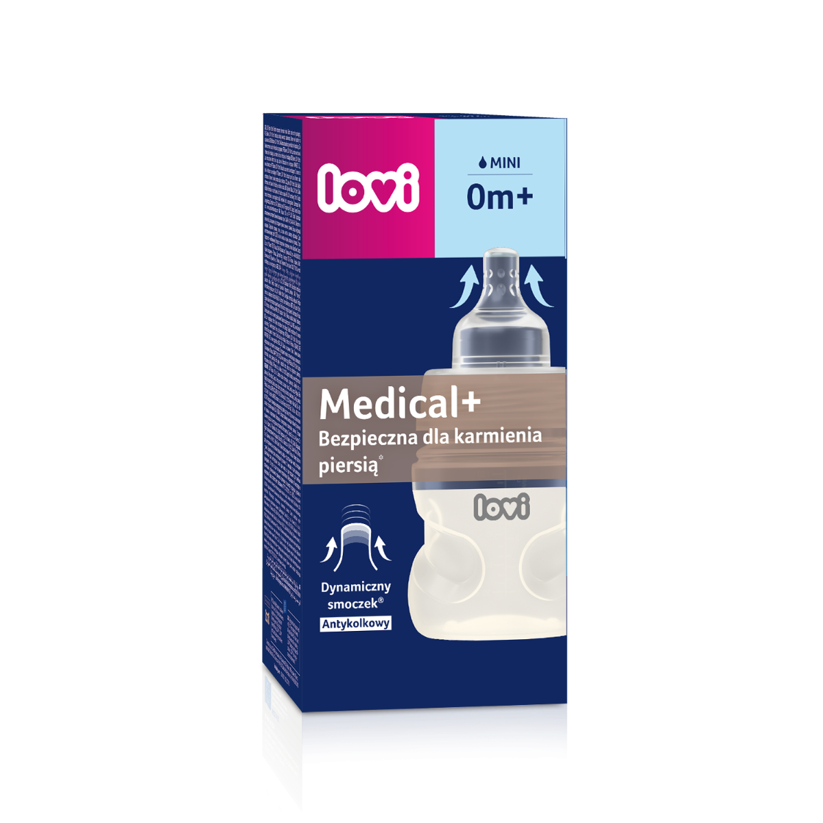 Butelka LOVI Medical+ 150 ml
