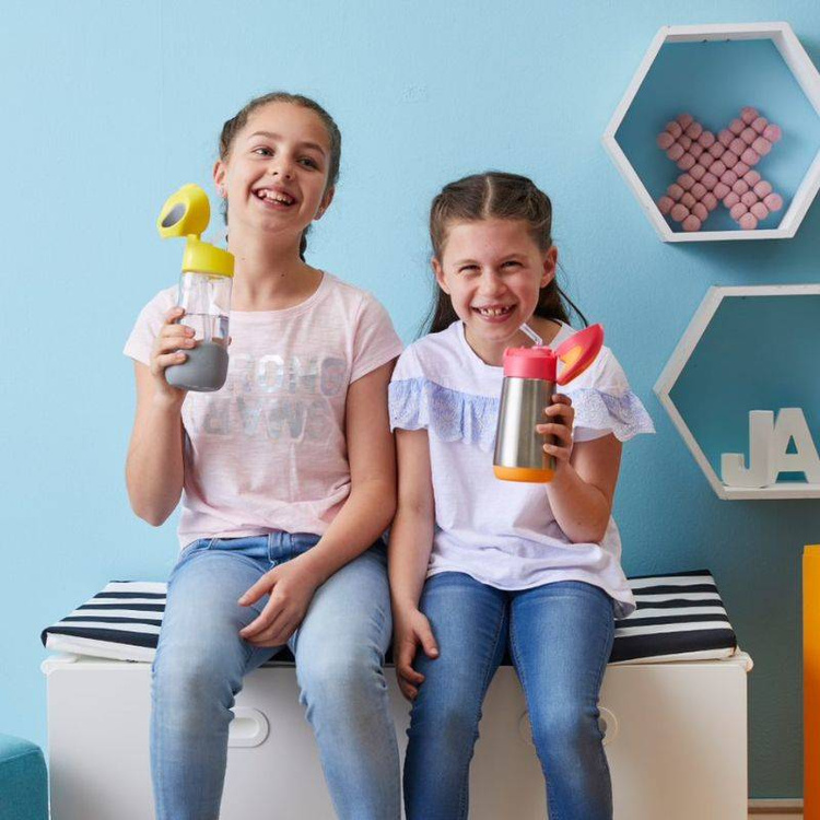 Butelka tritanowa ze słomką b.box 450 ml - różne kolory