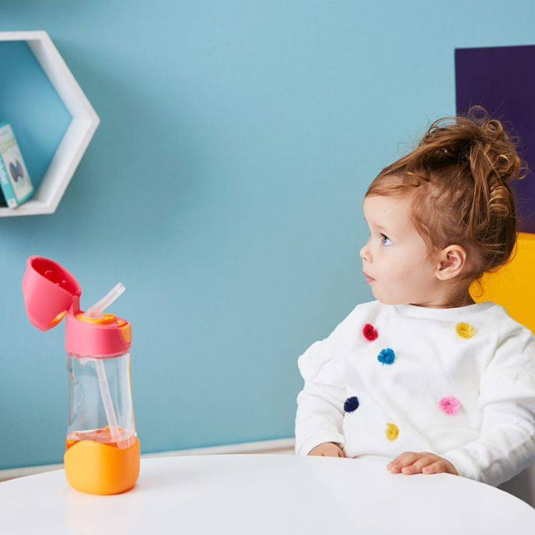 Butelka tritanowa ze słomką b.box 450 ml - różne kolory