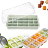 Forma-do-kostek-lodu-z-pokrywka-zielona