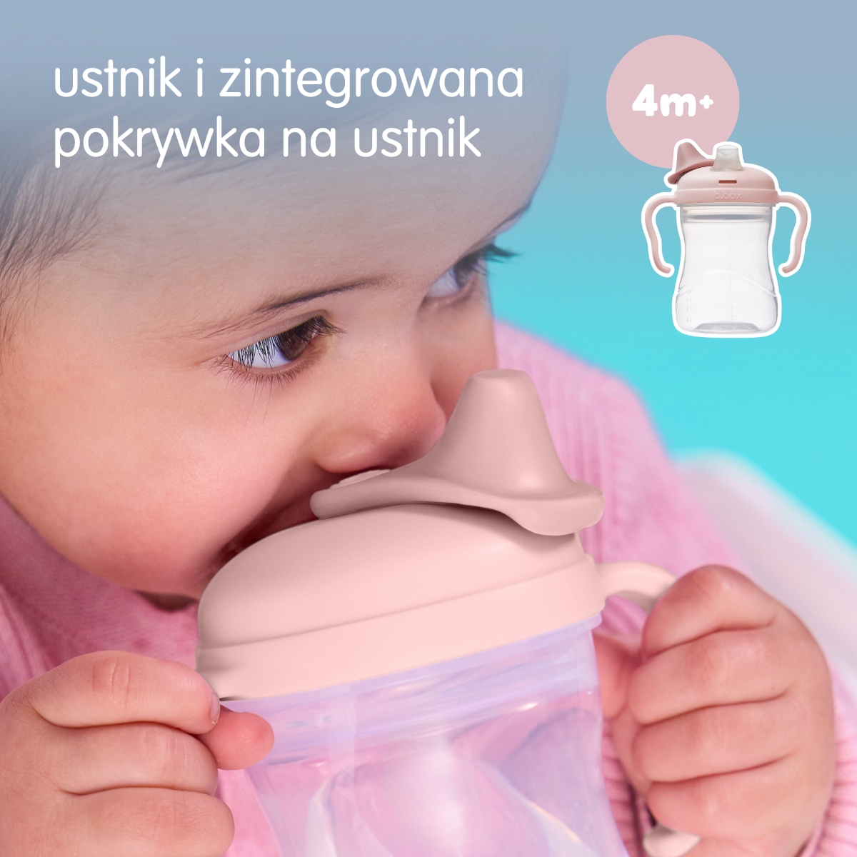 Kubek 3w1 b.box 240 ml - różne kolory