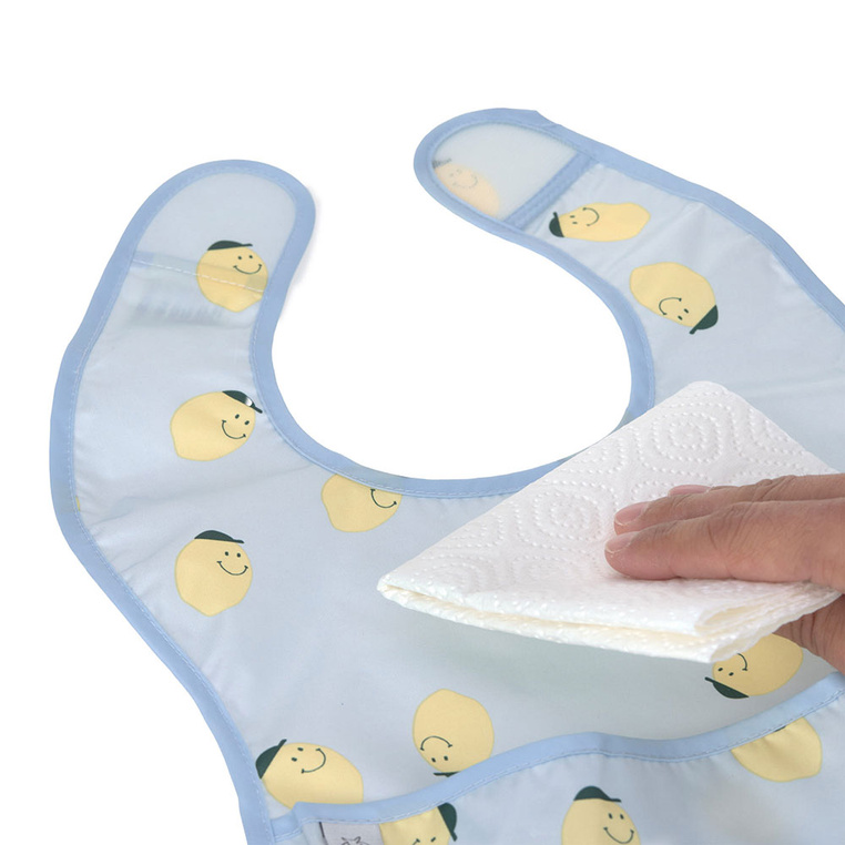 Zestaw śliniaków wodoodpornych 6m+ Happy Fruits Lemon Lassig