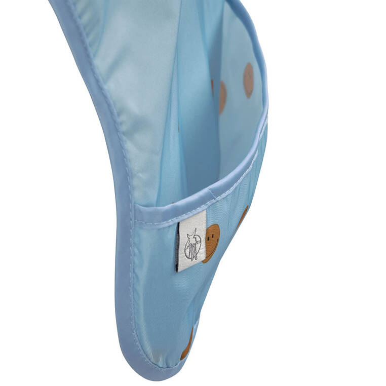 Zestaw śliniaków wodoodpornych 6m+ Smile sky blue Lassig