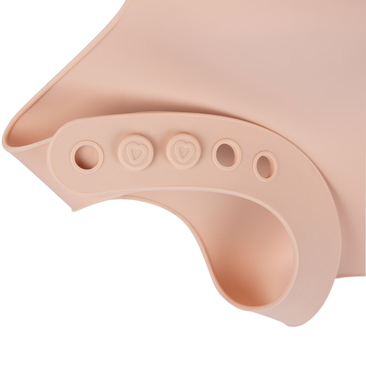 Śliniak silikonowy LOVI Nude