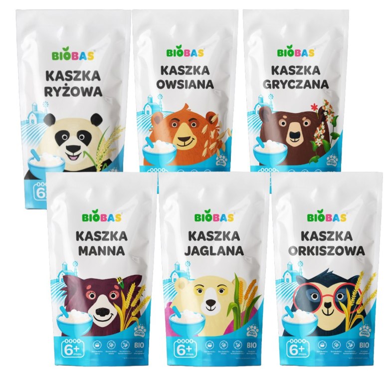 Zestaw startowy bio kaszek BIOBAS