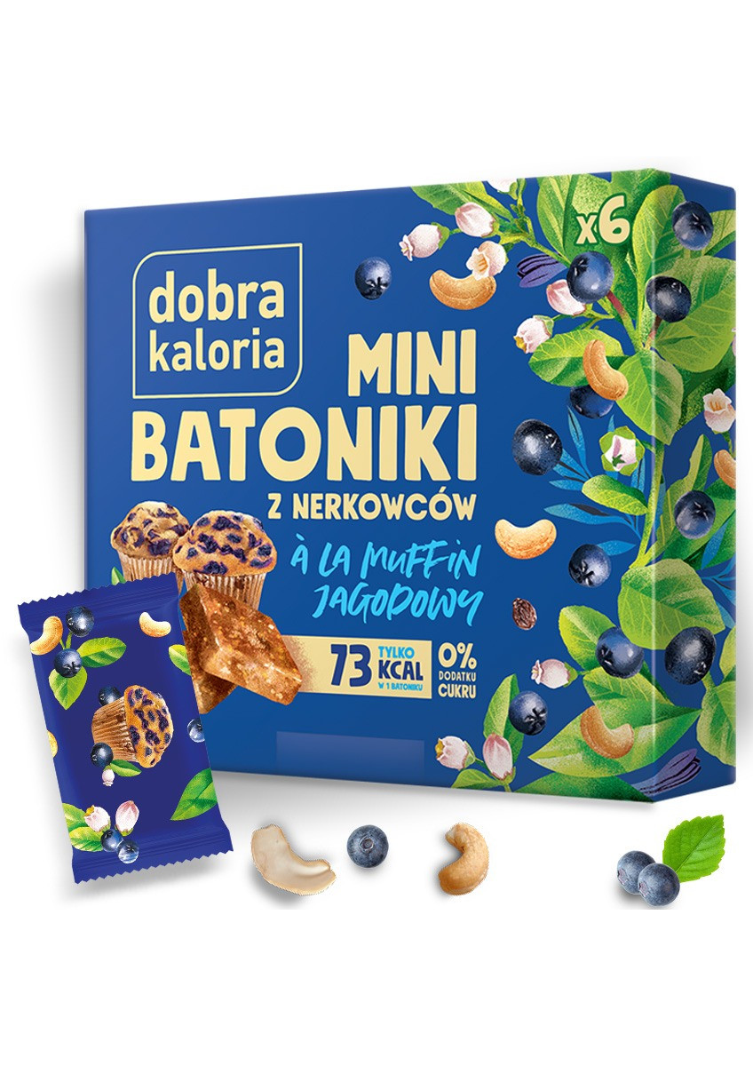 mini batoniki a la muffin jagodowy 102 g