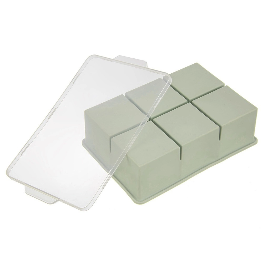 Forma na duże kostki lodu silikonowa z przykrywką Zielona Orion