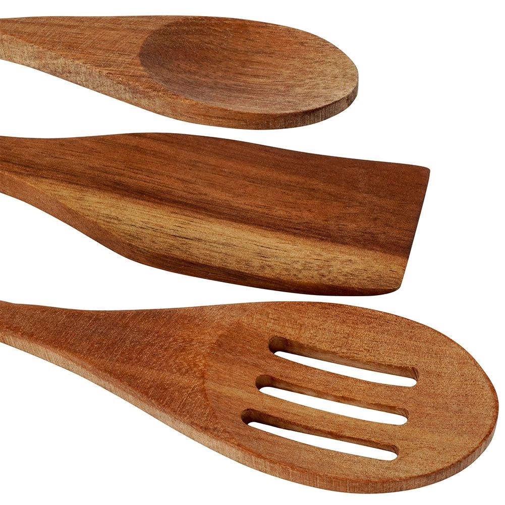 Zestaw przyborów kuchennych drewniany 3 elementy