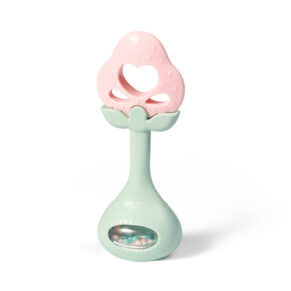 Edukacyjny gryzak z grzechotką STRAWBERRY Babyono