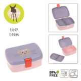 Lassig Lunchbox z wkładką Tiny Team Kotek