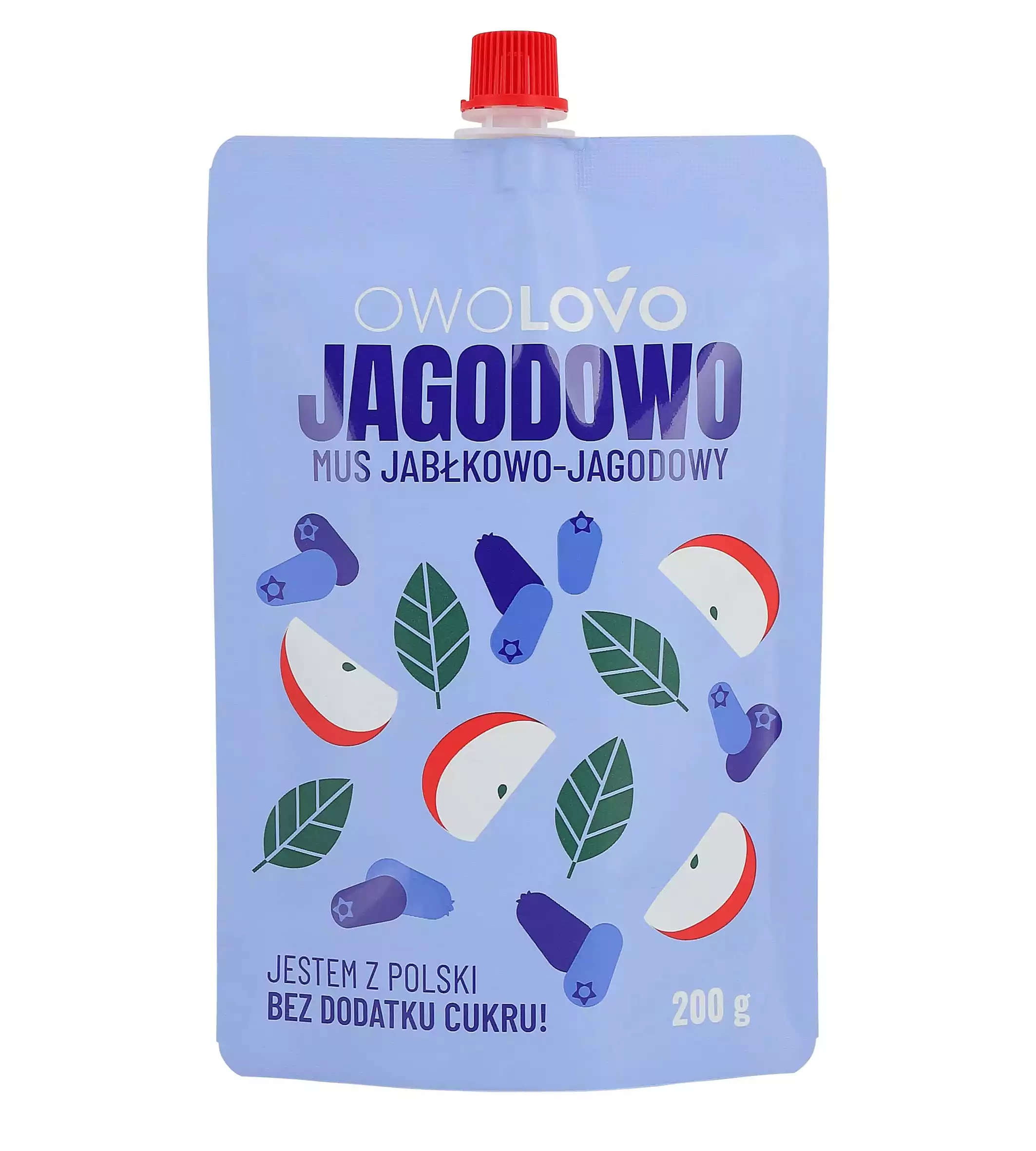 Mus Owolovo jabłko-jagoda 200 g