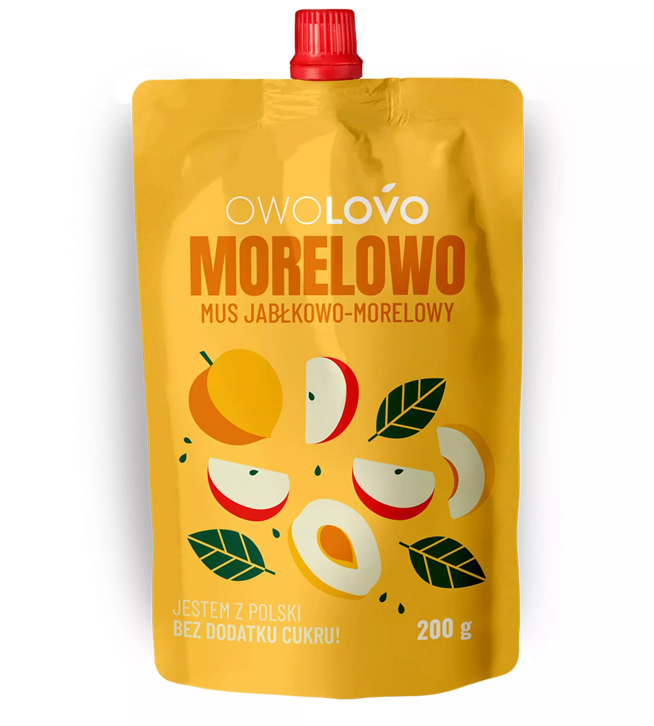Mus Owolovo jabłko-morela 200 g