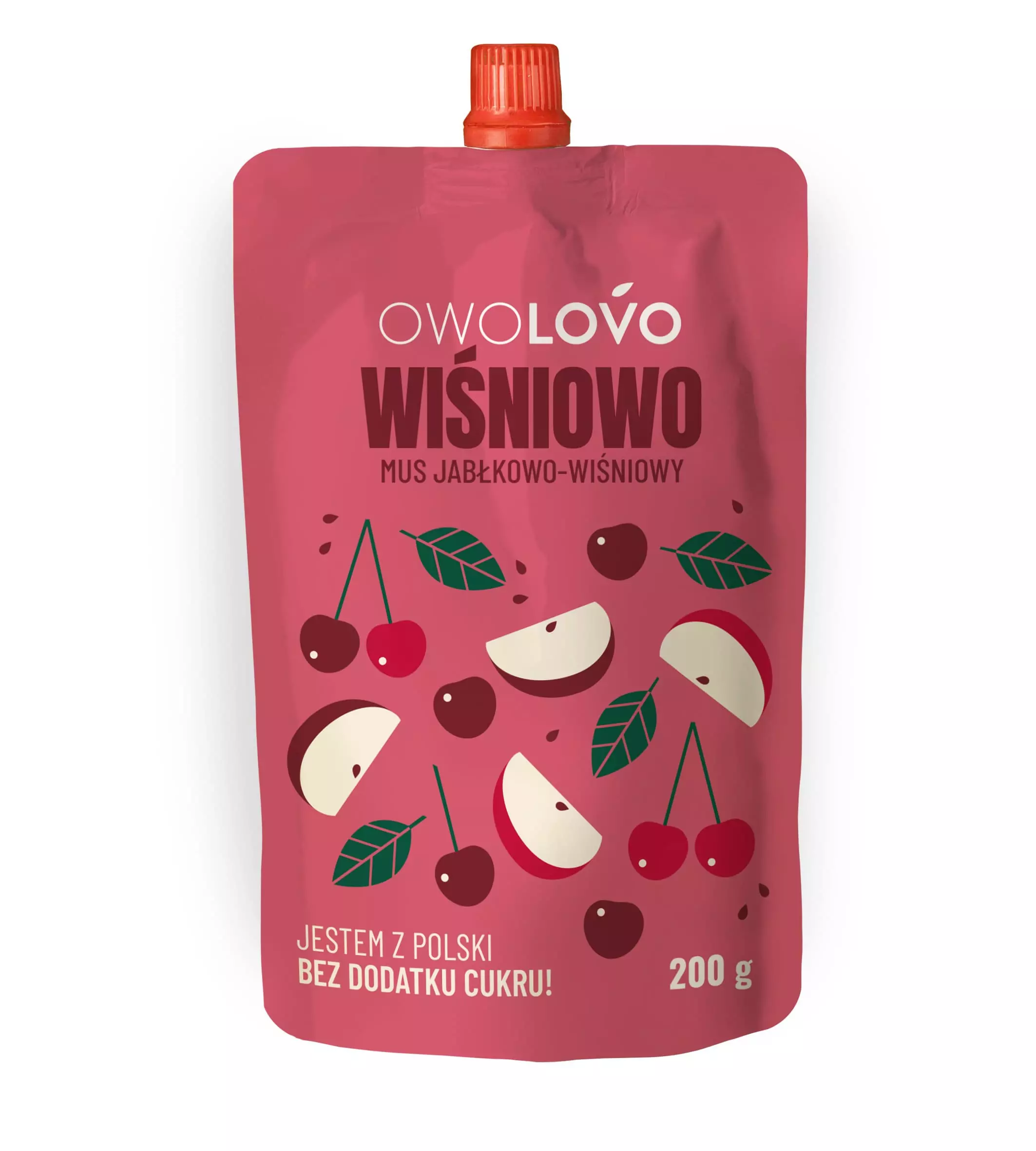 Mus Owolovo jabłko-wiśnia 200 g